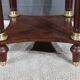 Small Tambour Table in Mahogany, Louis XVI style – Late 19th century