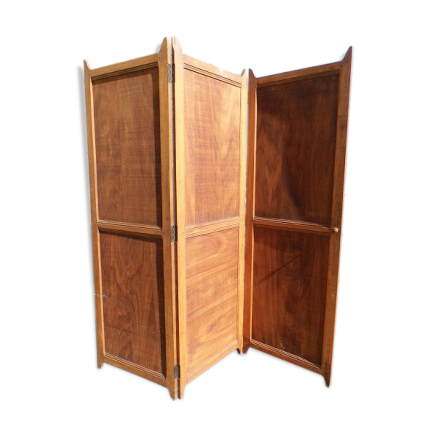 Antique wood screen 3 panels