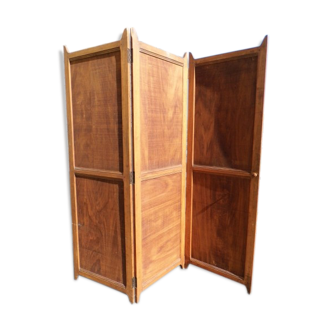 Antique wood screen 3 panels