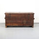 rustic antique 18th century oak chest