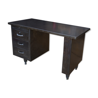 Vintage metal desk 1950 Industrial