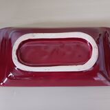 2 vintage earthenware cake dishes.