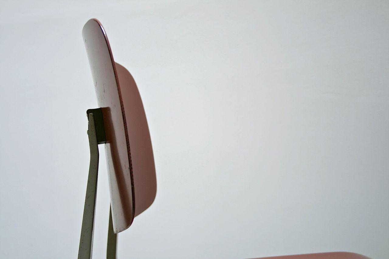 Set of 6 chairs "Revolt" by Friso Kramer for Ahrend de Cirkel 1954