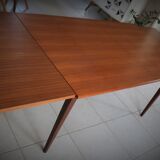 Scandinavian table in teak and teak veneer