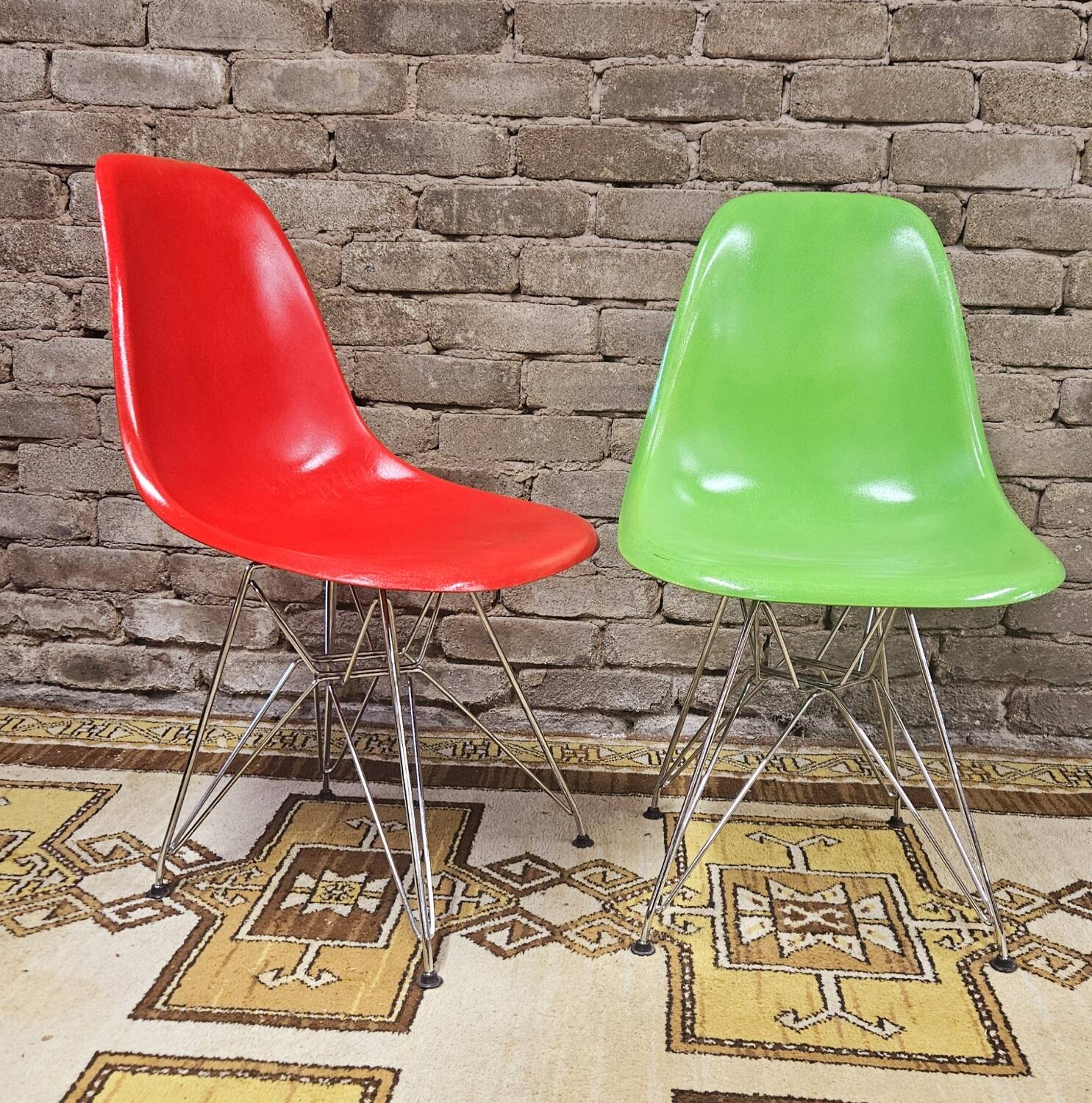 Paire de chaises Eames Hermann Miller 1960