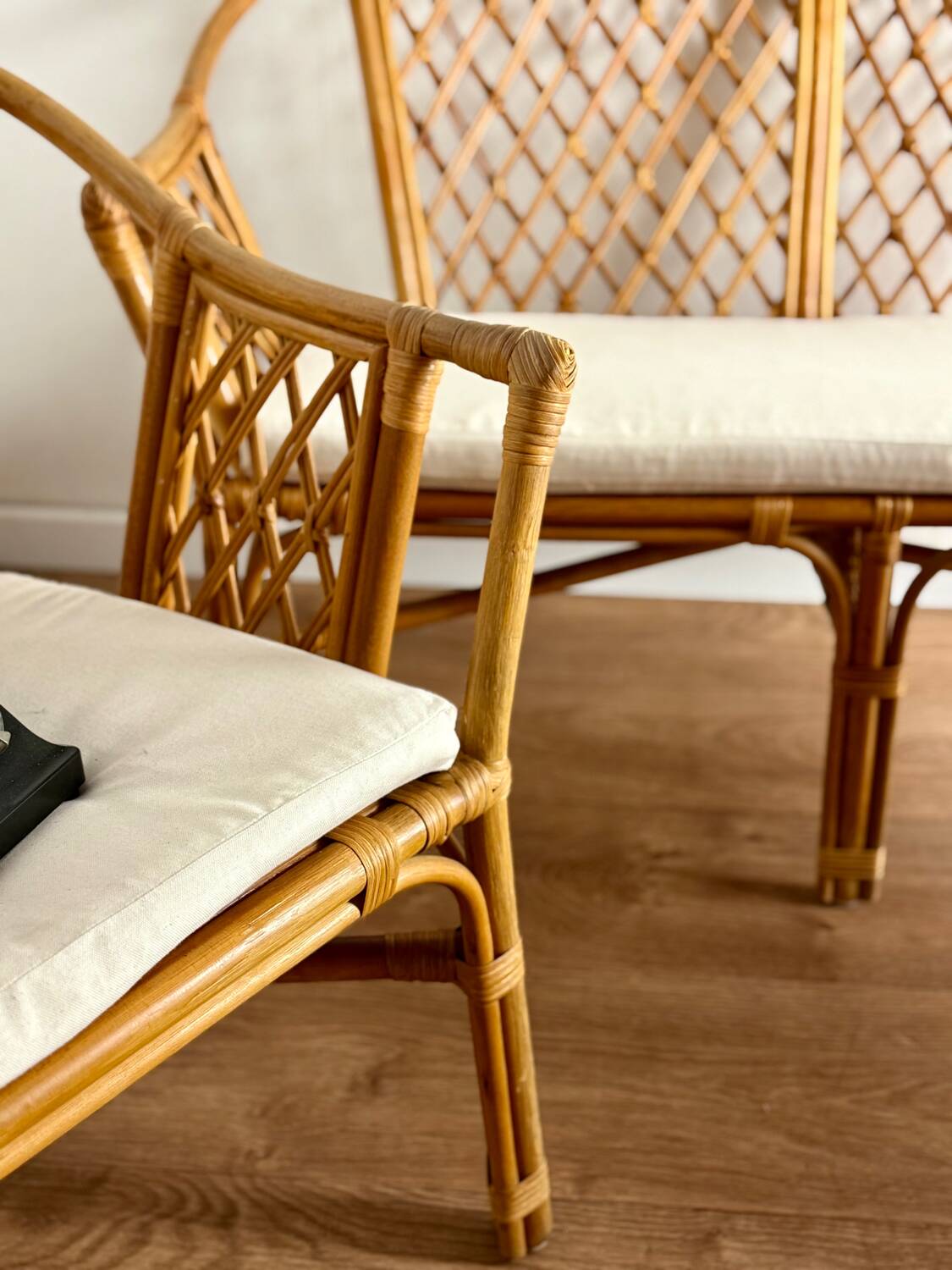 Rattan garden furniture