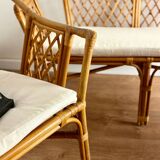 Rattan garden furniture