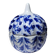 Small blue and white hand-painted vintage Chinese porcelain jewellery box.