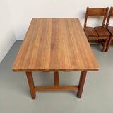 Set of table and 4 chairs, 60s mountain furniture