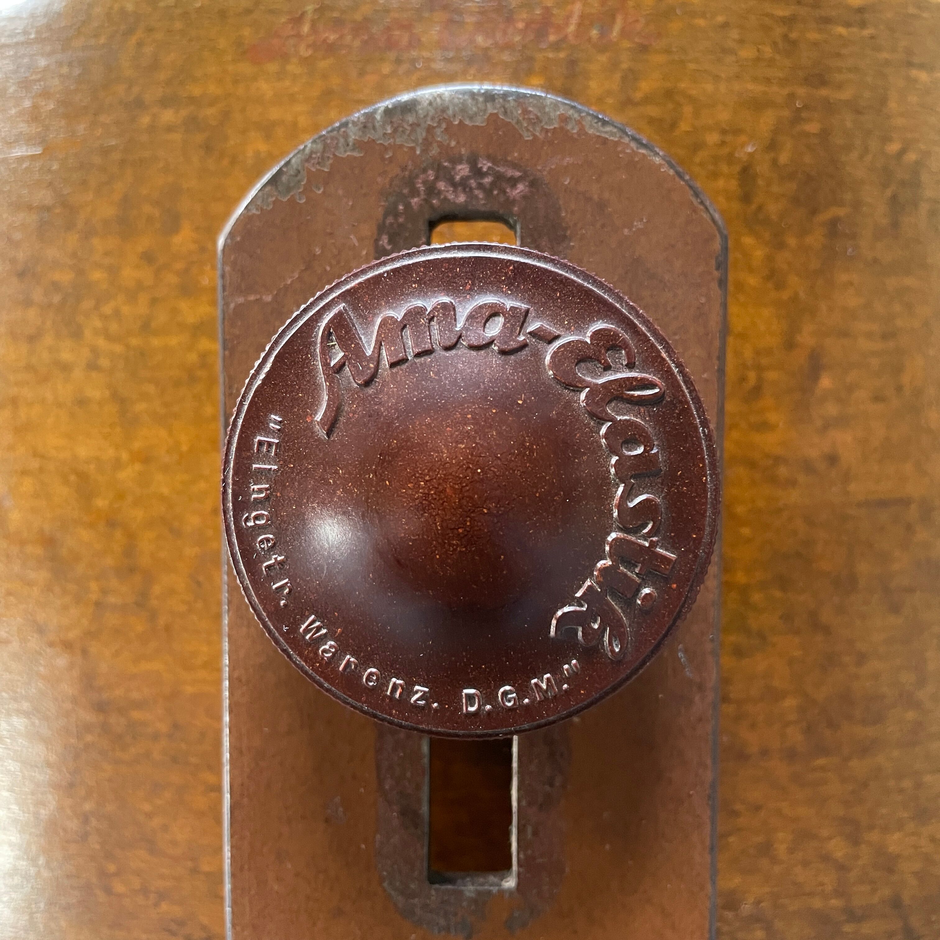 Brown Ama Elastik studio or atelier chair from the 1930s