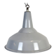 Large Industrial British Grey Enamel Pendant Lamp from Benjamin, 1960s