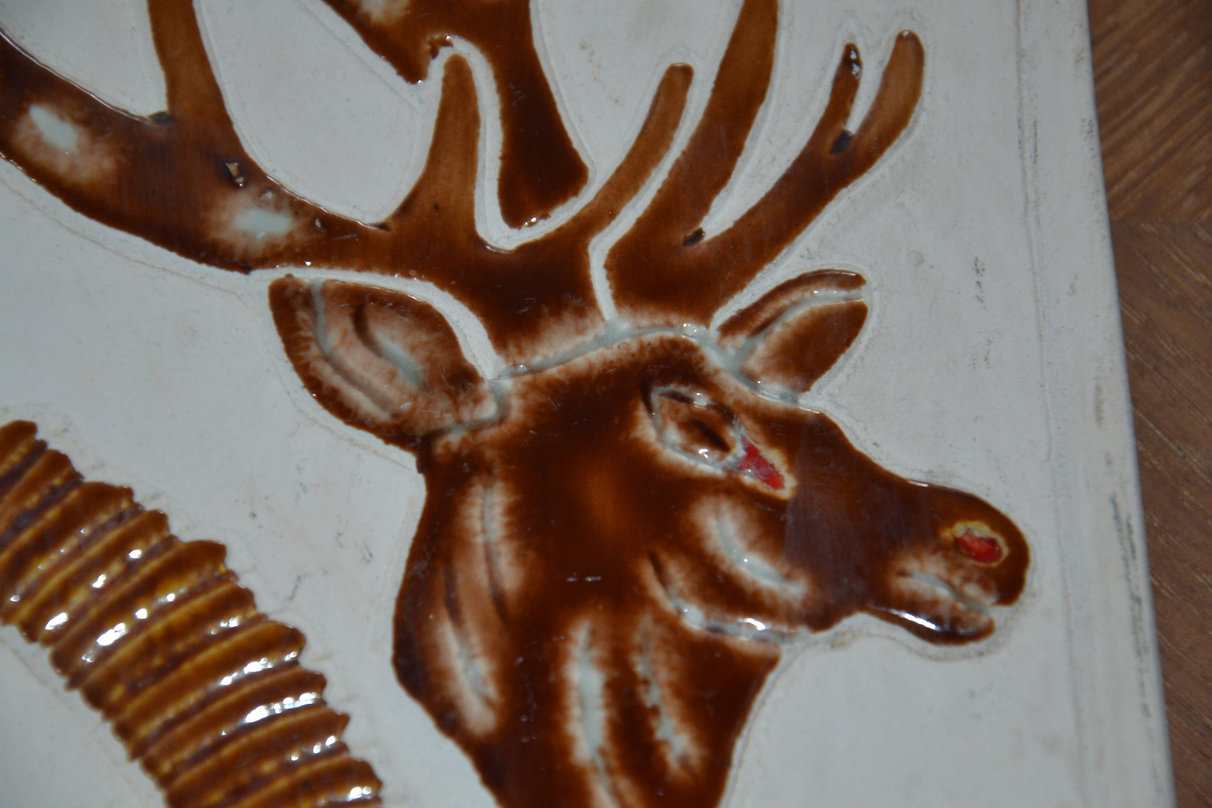 Robert Loiseleur ceramic wall plaque, 1950s-60s