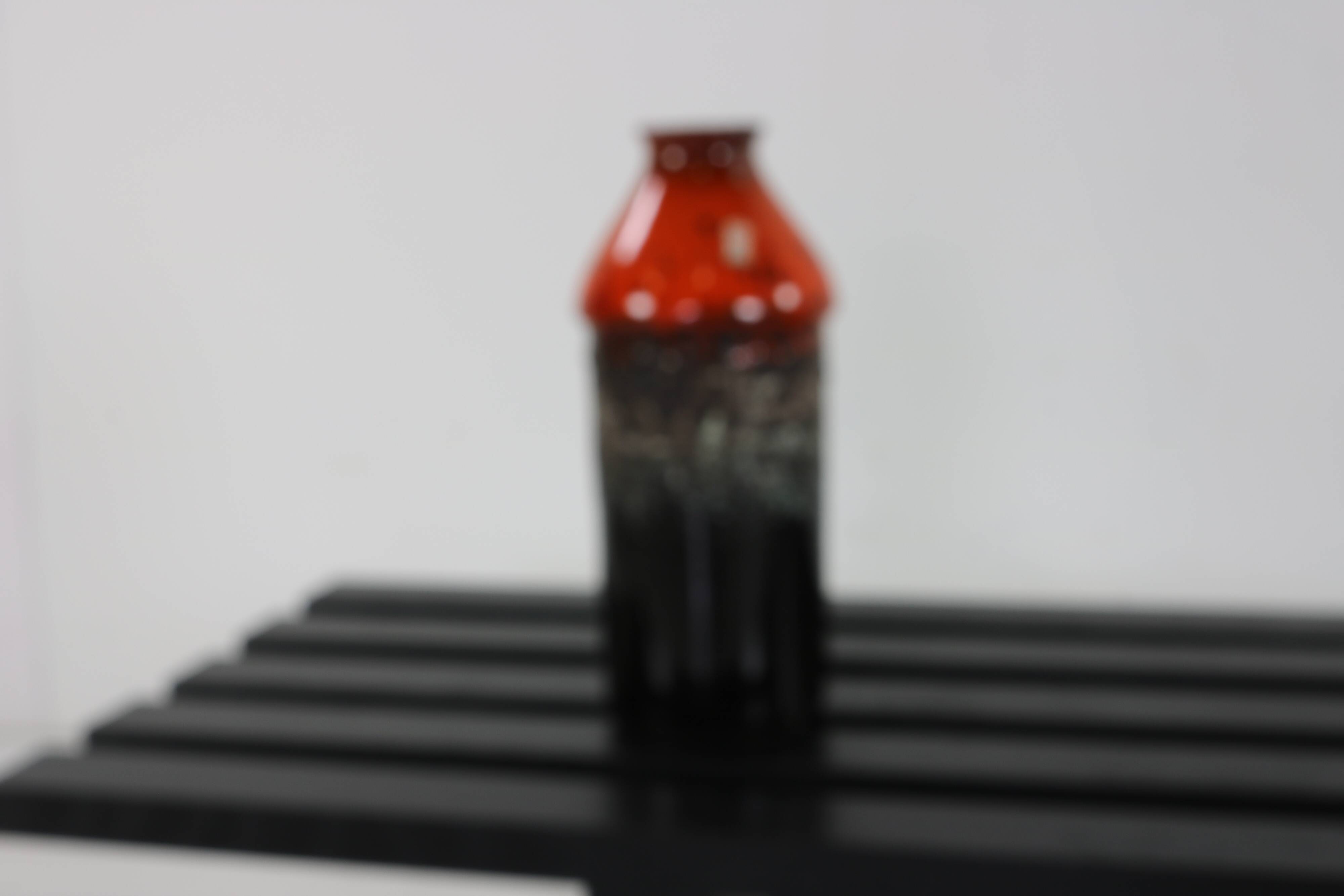 West Germany fat lava vase