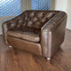 Fauteuil en cuir vintage C610 par Geoffrey Harcourt pour Artifort, années 1960.