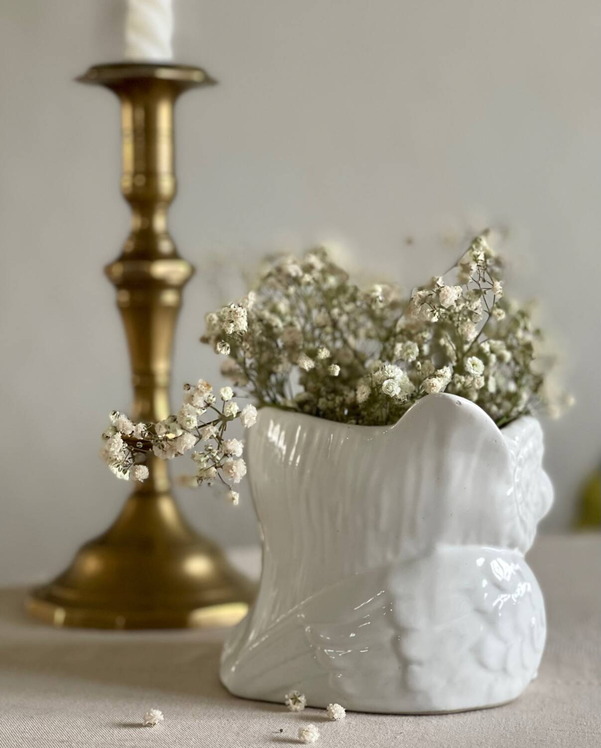 Vintage Italy Owl Vase