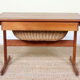 Mid twentieth century Danish teak sewing table