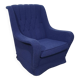 Graceful arm chair / wool bouclé / 70's