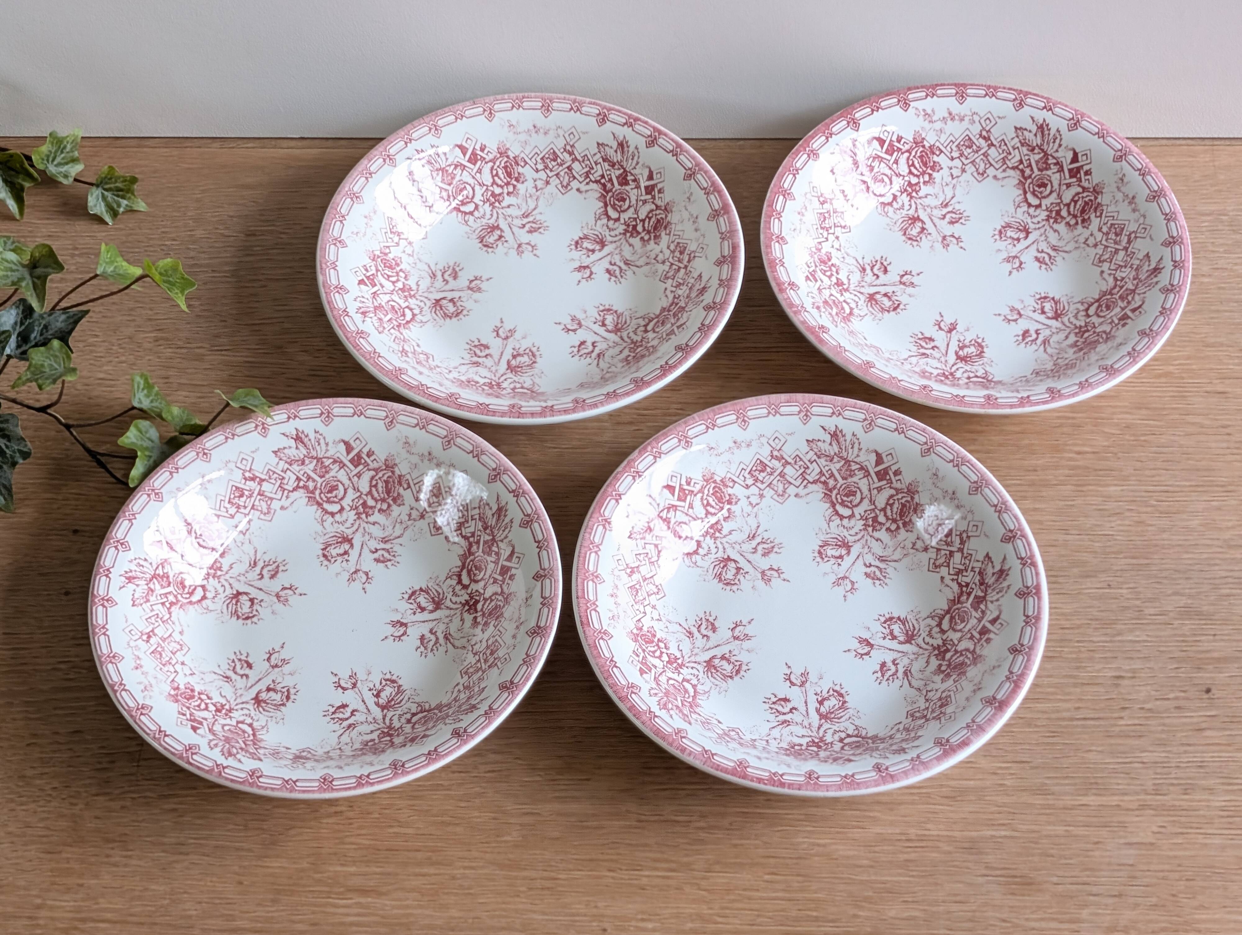 4 deep plates Sarreguemines