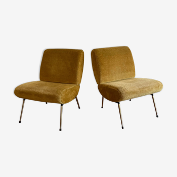 Pair of armchairs Kiss Pelfran 1960