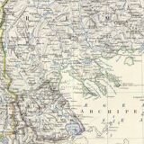 An antique engraved map of greece by keith johnston circa 1869
