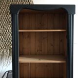 Wooden and black library