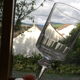 Set of 6 antique glass port glasses or aperitif Mirabeau style
