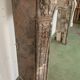 Louis XV style fireplace in red breche marble 19th century