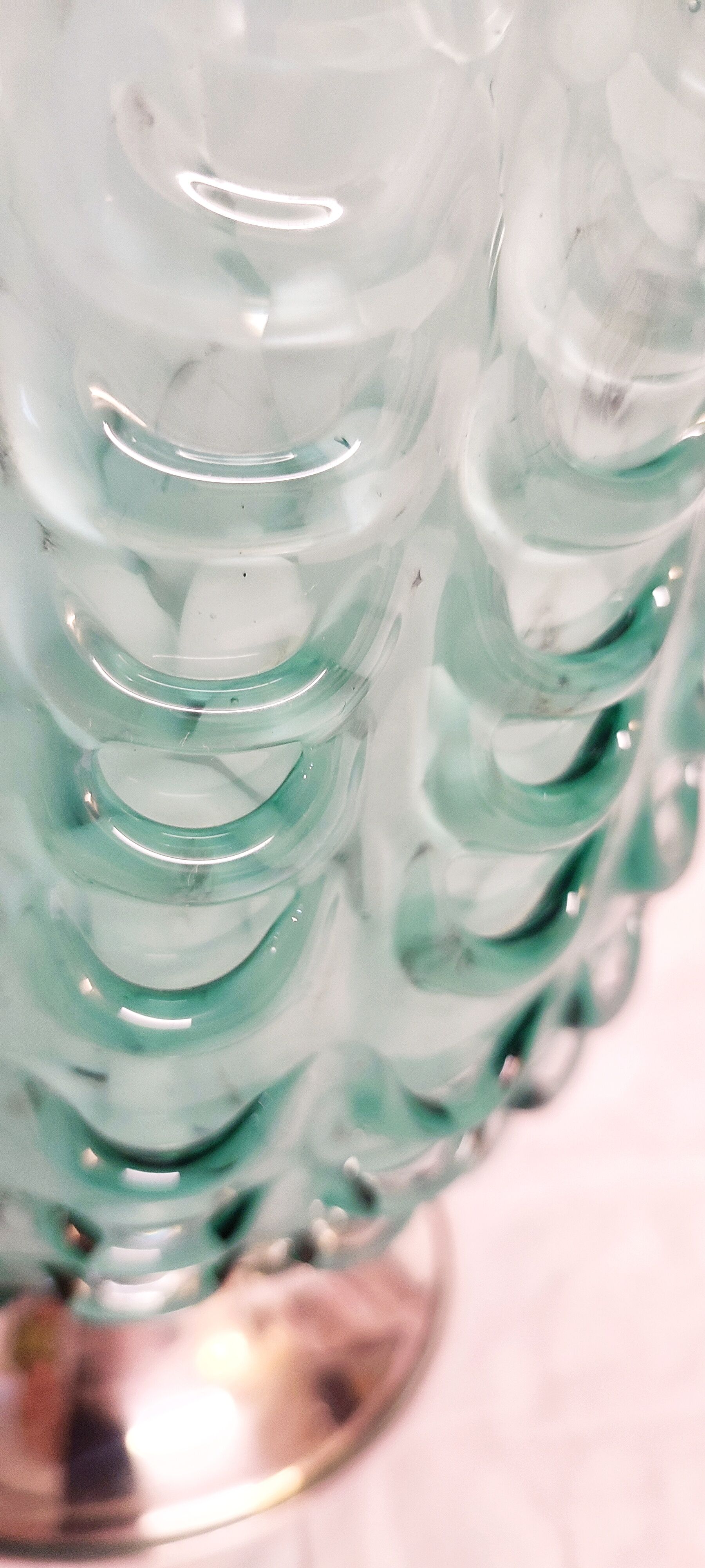 Blue Murano glass vase, Italy, 1970s