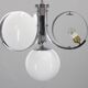 1930s Rare Art Deco Glass Chandelier, Czechoslovakia