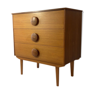 1960’s mid century modern petite chest of drawers