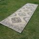 Vintage Turkish hallway rug 119x395 cm