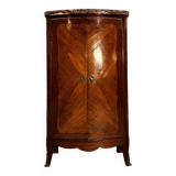 Curved furniture in louis xv period marquetry xviii eme century