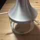 Vintage designer aluminum pendant light