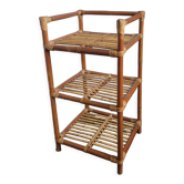 Vintage rattan shelf