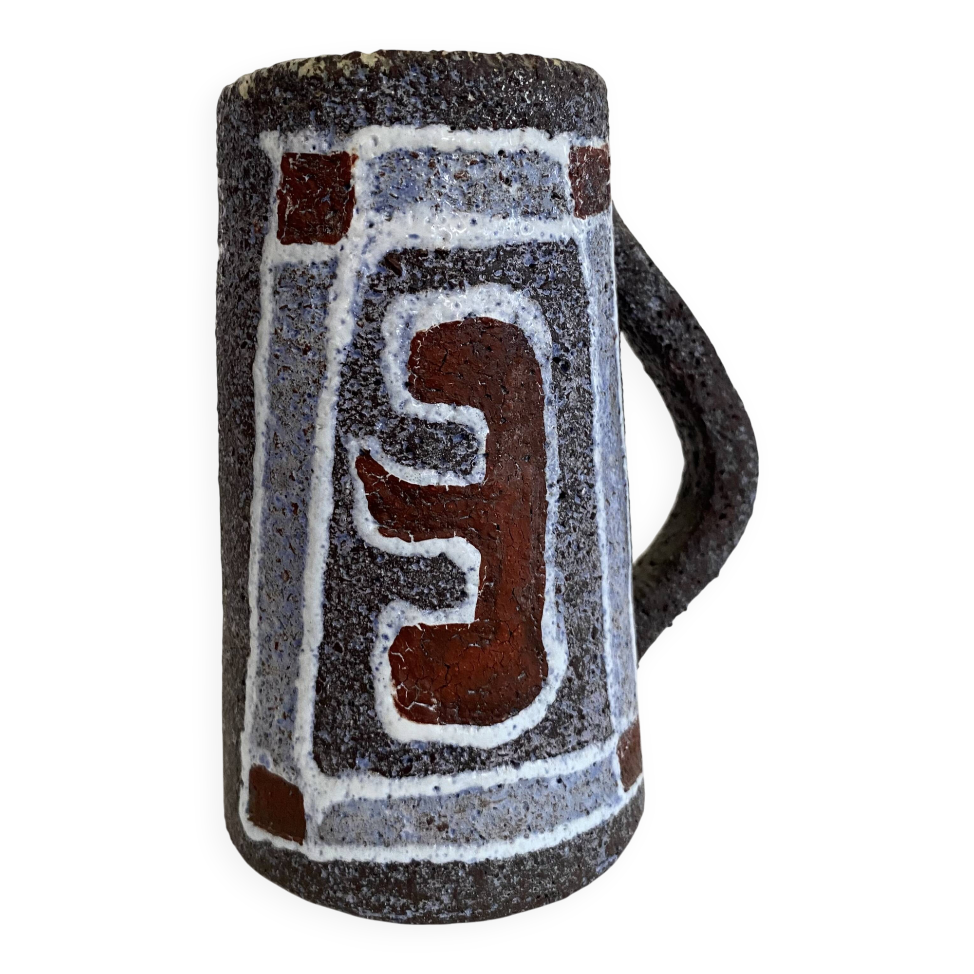 Mug brutaliste allemand, années 80