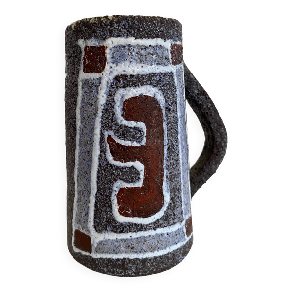Mug brutaliste allemand, années 80