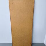 Danish Mid Century Teak Wall Mirror, Minimalist Frame, 1960s