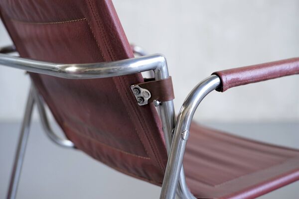 Paire de fauteuils Tubauto Jacques Hitier/Tubauto France 1950