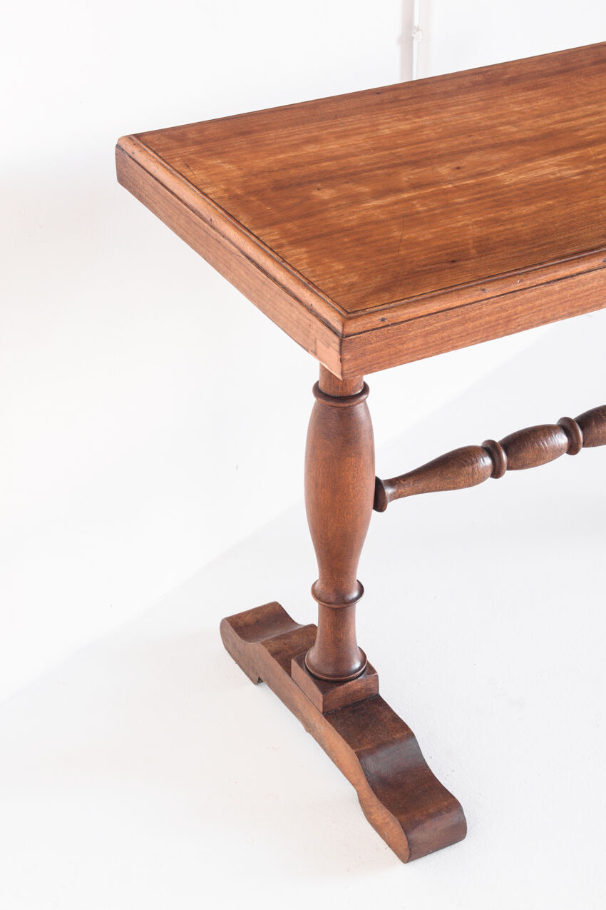 Solid wood console or side table - France, 1960