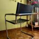 Matteo Grassi Bauhaus MG5 armchair in chrome metal and leather, 1970