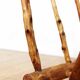 Brutalist wooden magazine rack 1950