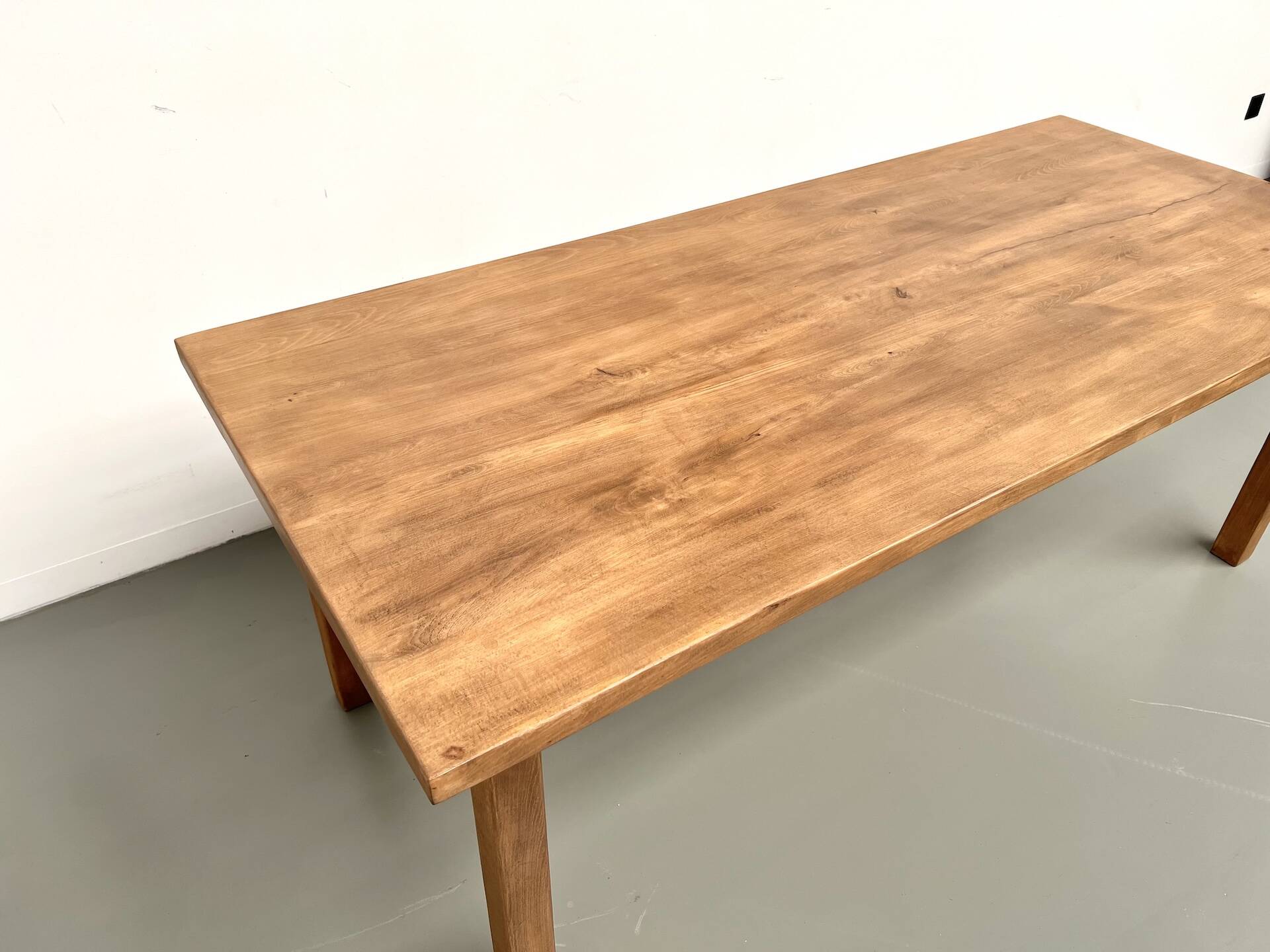 Solid beech farmhouse table