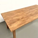 Solid beech farmhouse table