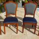 9 merisier solid wood style high chairs variegated
