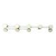 Wall-mounted coat rack in lacquered metal 40s 50s