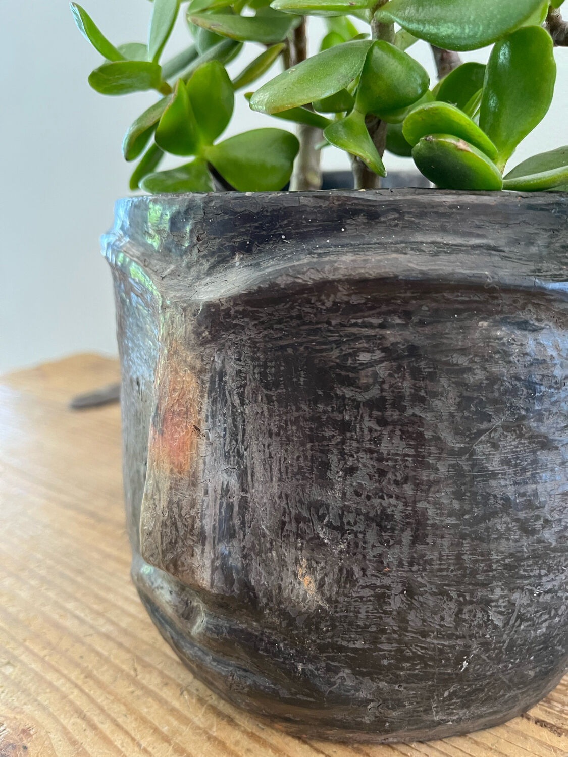 Terracotta head vase