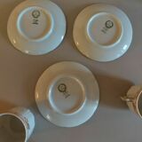 Porcelain cups UC Limoges, series of three