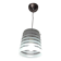 70's pendant light, partially sandblasted molded glass