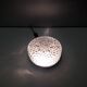 Vintage ceiling light / wall light - Molded glass - diamond tips - 1970s