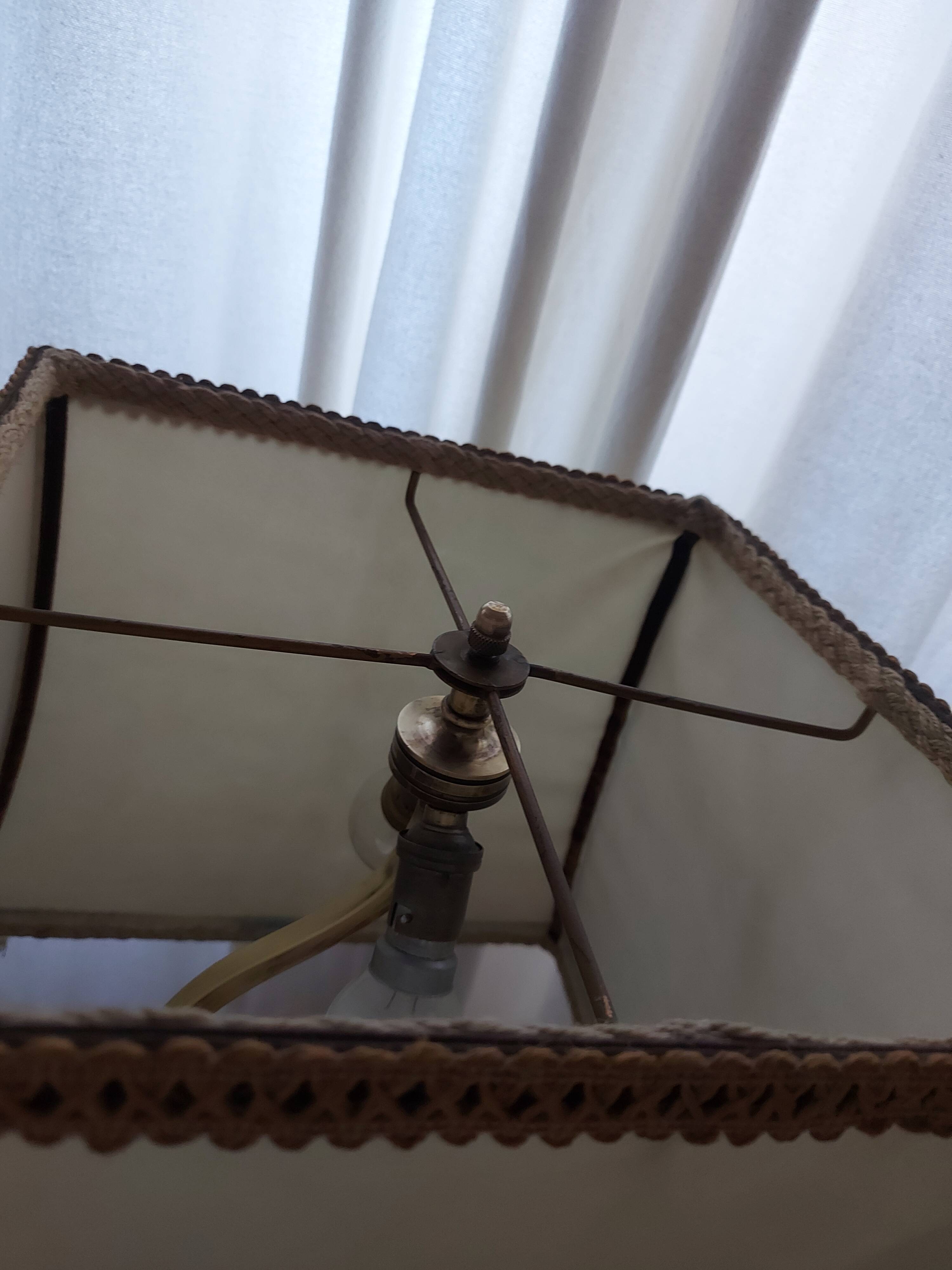 Vintage ethnic lamp of the 50's years